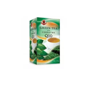 Herbex Premium GREEN Tea S Q10 zelený čaj 20 x 1,5 g