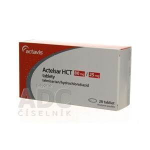 Actelsar HCT 80 mg/25 mg tablety