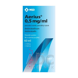 Aerius 0,5 mg/ml perorálny roztok