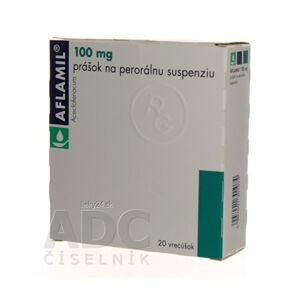 AFLAMIL 100 mg prášok na perorálnu suspenziu
