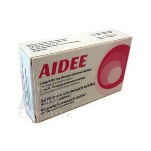 AIDEE 2 mg/0,03 mg filmom obalené tablety