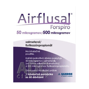 Airflusal Forspiro 50 mikrogramov/500 mikrogramov