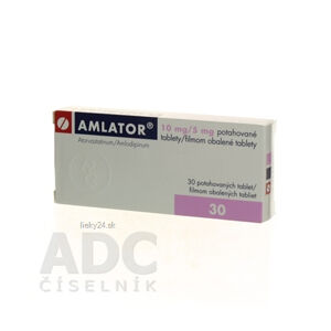 Amlator 10 mg/5 mg filmom obalené tablety