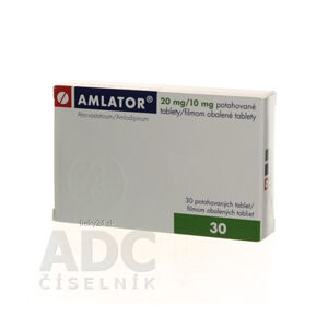 Amlator 20 mg/10 mg filmom obalené tablety
