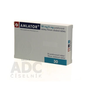 Amlator 20 mg/5 mg filmom obalené tablety