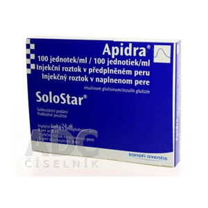 Apidra SoloStar 100 jednotiek/ml