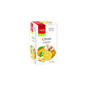 Apotheke Citron a zázvor ovocný čaj 20 x 2 g