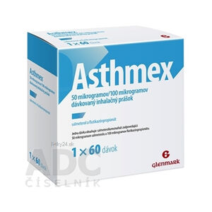 Asthmex 50 mikrogramov/100 mikrogramov