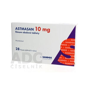 ASTMASAN 10 mg filmom obalené tablety