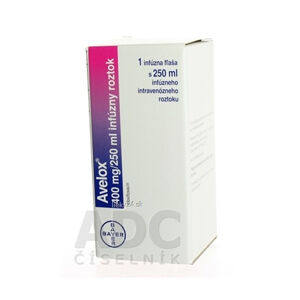 Avelox 400 mg/250 ml infúzny roztok