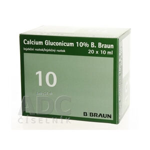 B.BRAUN CALCIUM GLUCONICUM 10 %