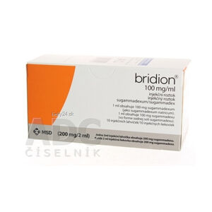 Bridion 100 mg/ml injekčný roztok