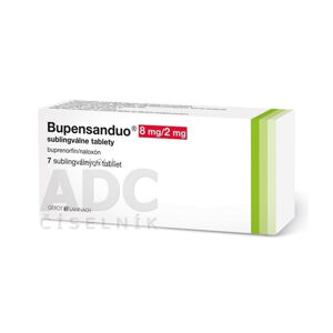 Bupensanduo 8 mg/2 mg sublingválne tablety