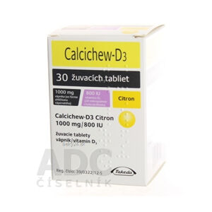 Calcichew-D3 Citron 1 000 mg/800 IU