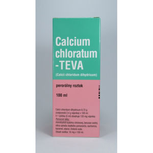 Calcium Chloratum-Teva sol.por. 2 x 100 ml
