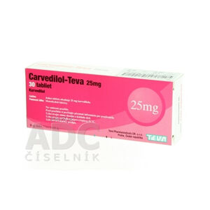 Carvedilol-Teva 25 mg