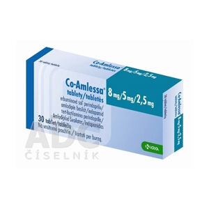 Co-Amlessa 8 mg/5 mg/2,5 mg tablety