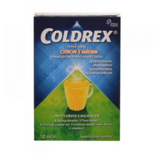 Coldrex Horúci nápoj Citrón s medom plo.por.10 x 5 g