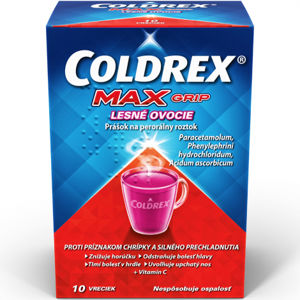 Coldrex Maxgrip Lesné ovocie plo.por.10 x 7,6 g