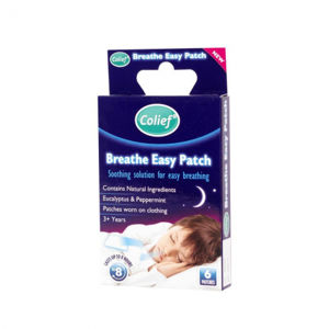 COLIEF BREATHE EASY PATCH náplaste na ľahšie dýchanie 6ks