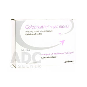 Colobreathe 1 662 500 IU inhalačný prášok