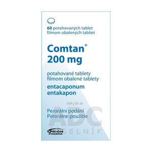 Comtan 200 mg filmom obalené tablety