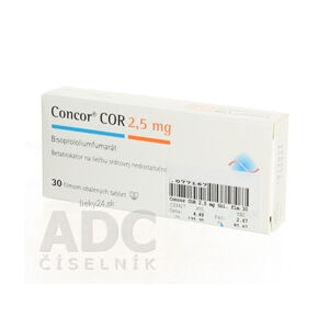 CONCOR COR 2,5 mg