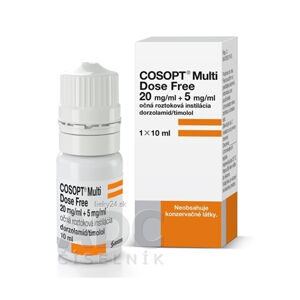 COSOPT Multi Dose Free 20 mg/ml + 5 mg/ml