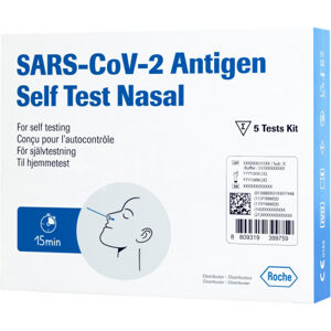 Covid antigénový test Roche (z nosa) rýchlotest 5ks