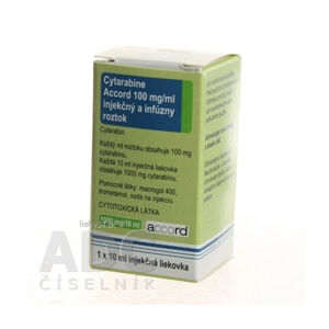 Cytarabine Accord 100 mg/ml injekčný a inf.roztok