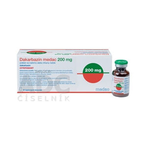 Dakarbazín Medac 200 mg