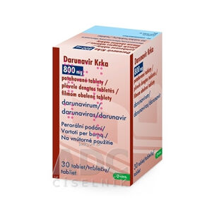 Darunavir Krka 800 mg filmom obalené tablety