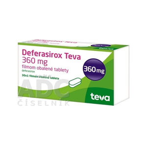 Deferasirox Teva 360 mg