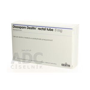 Diazepam Desitin rectal tube 5 mg