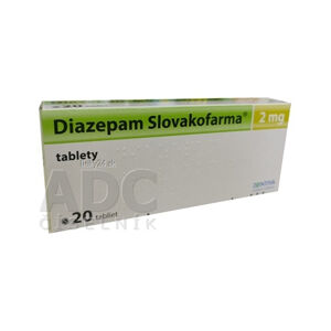 Diazepam Slovakofarma 2 mg