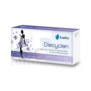 Diecyclen 0,03 mg/2 mg filmom obalené tablety