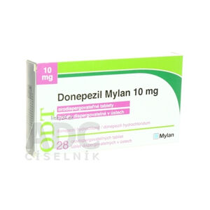 Donepezil Mylan 10 mg orodispergovateľné tablety