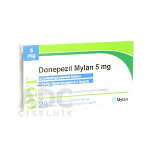 Donepezil Mylan 5 mg orodispergovateľné tablety