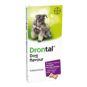 Bayer Drontal Dog Flavour 150/144/50 mg 2 tbl