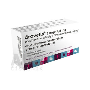 Drovelis 3 mg/14,2 mg filmom obalené tablety