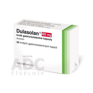 Dulasolan 60 mg tvrdé gastrorezistentné kapsuly