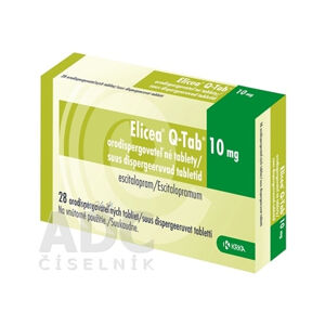 Elicea Q-Tab 10 mg orodispergovateľné tablety