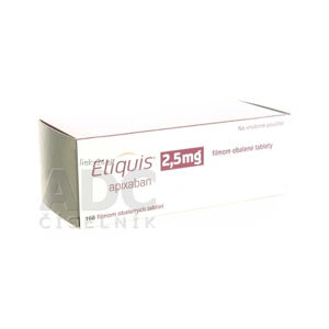 ELIQUIS 2,5 mg filmom obalené tablety