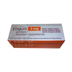 ELIQUIS 5 mg filmom obalené tablety
