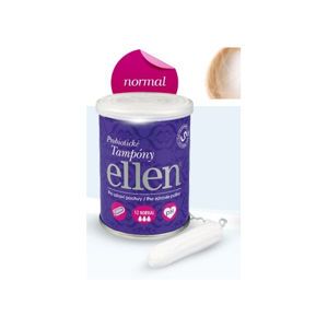Ellen probiotické tampóny normal 12 ks