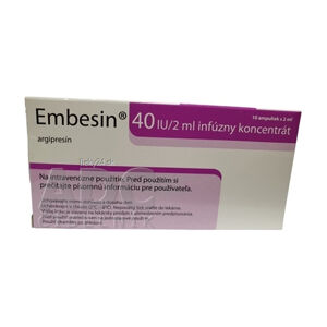 Embesin 40 IU/2 ml infúzny koncentrát