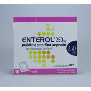 Enterol 250 mg prášok na perorálnu suspenziu plu.por.10 x 250 mg