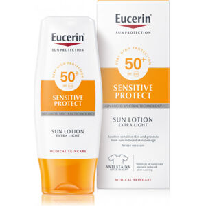 Eucerin Sun extra ľahké mlieko na opaľovanie SPF50 150 ml