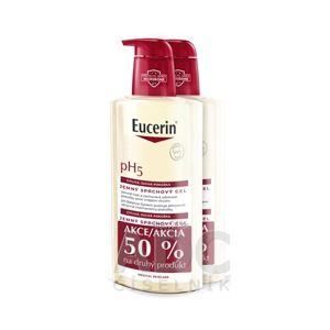 Eucerin pH5 Sprchový gél na suchú citlivú pokožku 2x400 ml