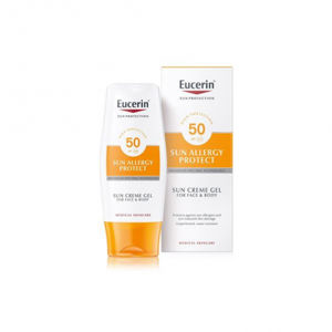 Eucerin Sun vodeodolný ochranný krémový gel na opaľovanie proti slunečný alergii SPF50 150 ml